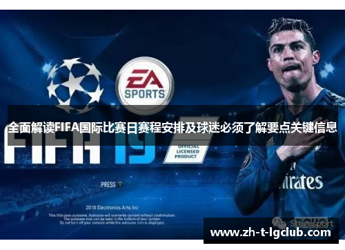 全面解读FIFA国际比赛日赛程安排及球迷必须了解要点关键信息